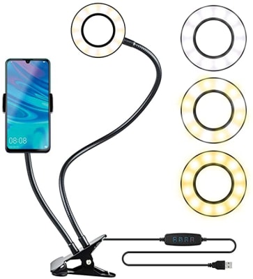 Aro Luz Led soporte Clip Boccini Aro Luz Led soporte Clip Boccini