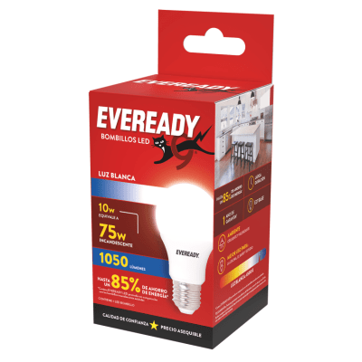 Ampolleta led eveready 10 w1