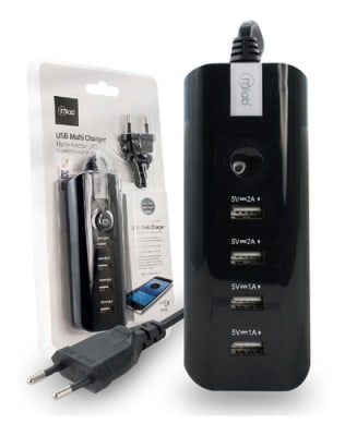 Multicargador USB Mlab 4ports Multicargador USB Mlab 4ports