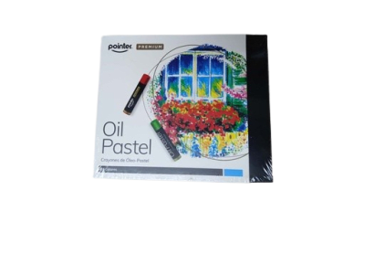 Lapices de colores pasteles Oleo 24 colores POINTER