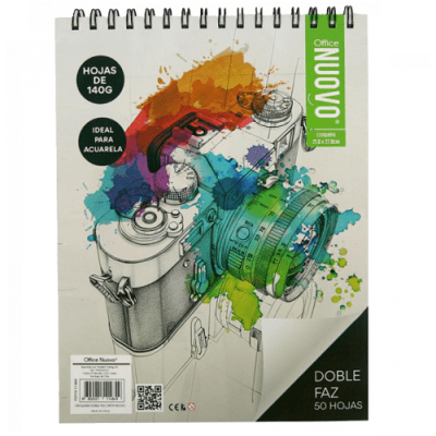 Croquera Doble Faz Espiral 50 hjs. Carta NUOVO