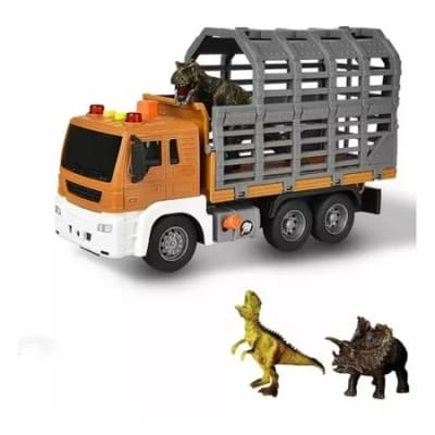 Camion con dinosaurios