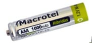 Pila recargable AAA 1000 mAh