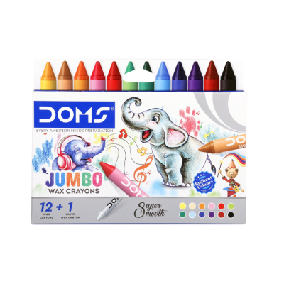 Lapices de cera 12 colores DOMS