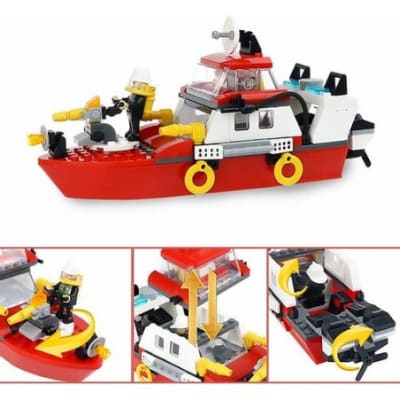 Bloque Cogo Barco Bombero 316Pcs Bloque Cogo Barco Bombero 316Pcs