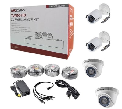 Kit CCTV DVR 1TB + 4 CAMARAS HIKVISION Kit CCTV DVR 1TB + 4 CAMARAS HIKVISION