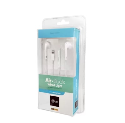 Audifonos Con Cable Air Buds Wired Lightning Mlab