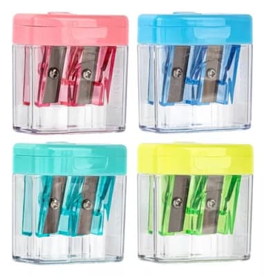 Sacapuntas Doble Con tapa Deli