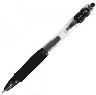 Lapiz Gel Retractil 0.7  Lavoro Negro1