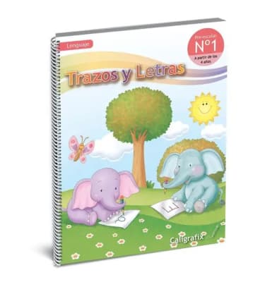 Libro Trazos y Letras N°1 Caligrafix1