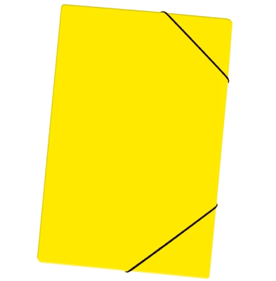 Carpeta con Elástico Amarilla Inzunza