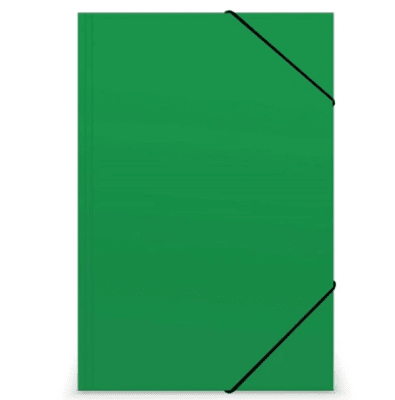 Carpeta con Elástico Verde Oscuro Inzunza