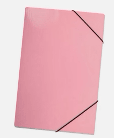 Carpeta con Elástico Rosada Inzunza