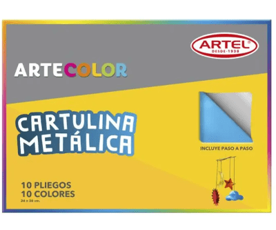 Sobre cartulina metalica ARTEL