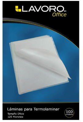 Resma hoja termolaminar oficio