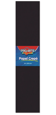 Papel Crepe Negro Proarte