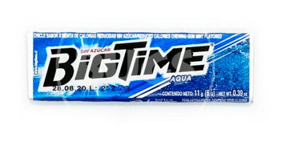 Chicle bigtime aqua