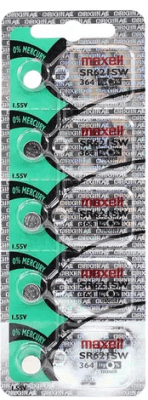 Pila de Reloj Maxell SR621SW