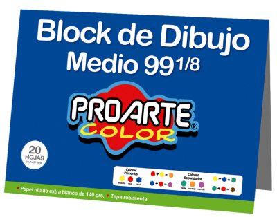 Block dibujo Proarte medio 99 1/8