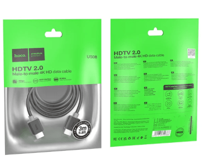 Cable HDMI 4K Hoco 2 metros