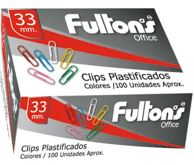Clips colores fultons 33mm