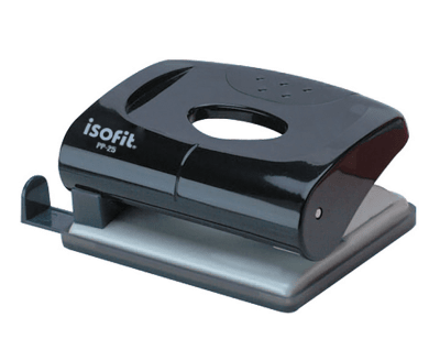 Perforadora Negra Isofit 20 hojas