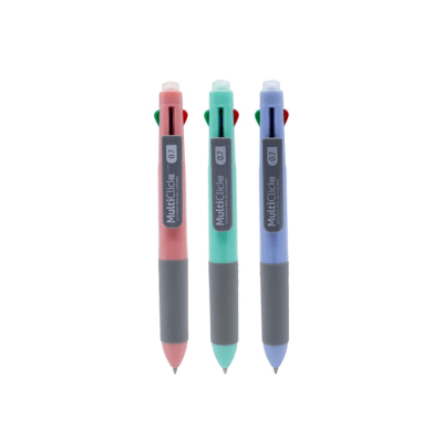 Boligrafo Tinta Gel 4 colores Borrable Adetec