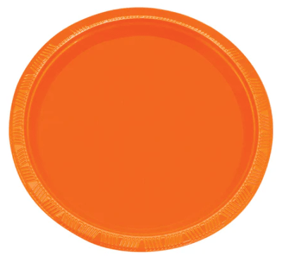 Plato plastico 22 cm x10uni