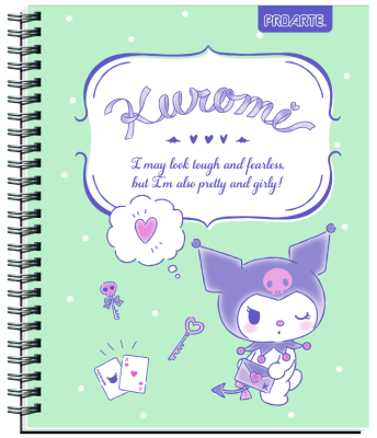 Cuaderno Universitario 100 Hojas Kuromi1