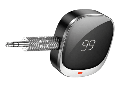 transmisor bt auto hoco E80 negro