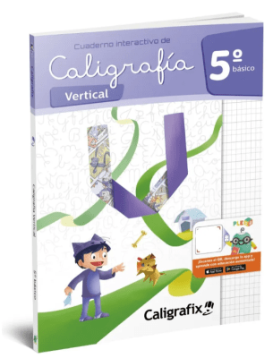 Libro Caligrafia Vertical 5° basico Caligrafix