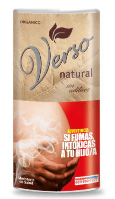 Tabaco Verso Natural Sin Aditivos