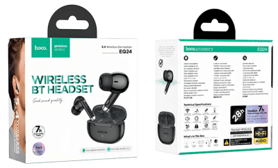 Airpods Hoco EQ24 Negro2