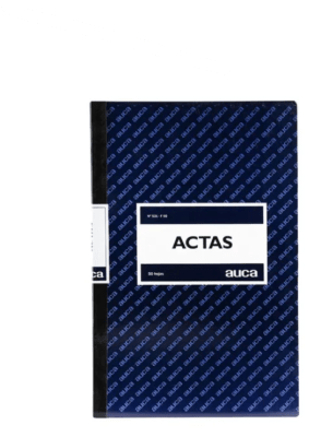 Libro de Actas 50 hjs Auca