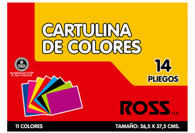 Cartulina de colores ROSS1