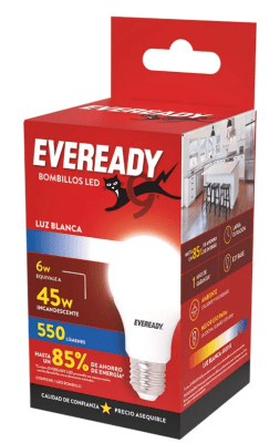 Ampolleta Led Everedy 45 w Blanca