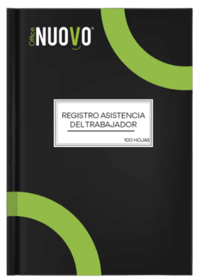 Libro Registro Asistencia 100 hojas Nuovo
