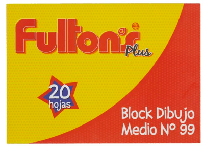 Block Dibujo medio Numero 991