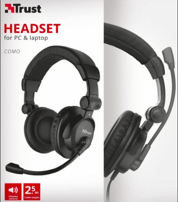 Audifono Headset Trust como 21658 Audifono Headset Trust como 21658