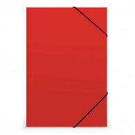 Carpeta con Elástico Roja Inzunza1