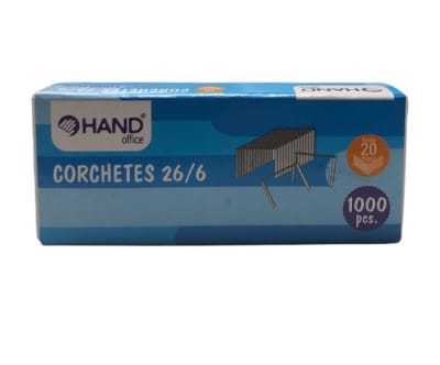 Corchetes Hand 26/6 1000 unidades