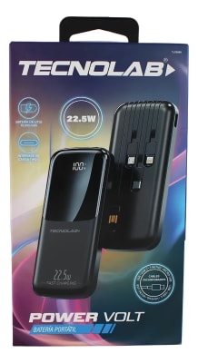 Powerbank Tecnolab 15000MAH 22.5W3
