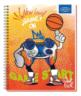 Cuaderno universitario Artel  Gamer1