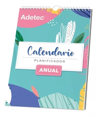 Calendario planificador anual ADETEC