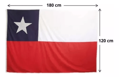 Bandera Chilena180x1201
