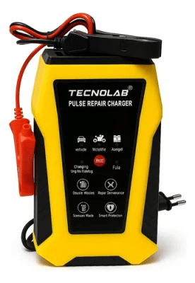 Cargador Bateria De Auto y Moto Tecnolab