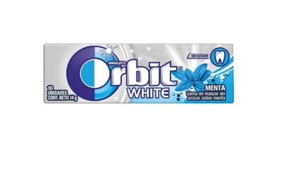 Chicle Orbit Menta Sin Azúcar