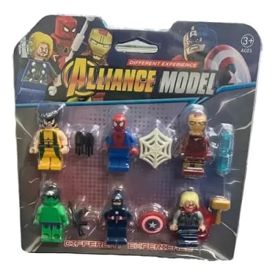 Set  6 Figuras Lego Avengers