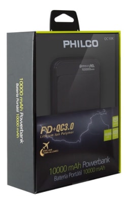 Bateria Portatil Philco 3.0 10000Mah Bateria Portatil Philco 3.0 10000Mah