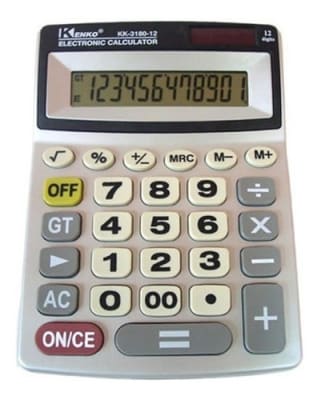 Calculadora Kenko KK318012 Grande Calculadora Kenko KK318012 Grande